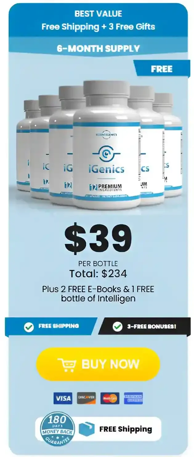 iGenics 6 bottles Pricing